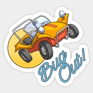 Bug Out! Sticker